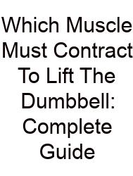 Which Muscle Must Contract To Lift The Dumbbell: Complete Guide